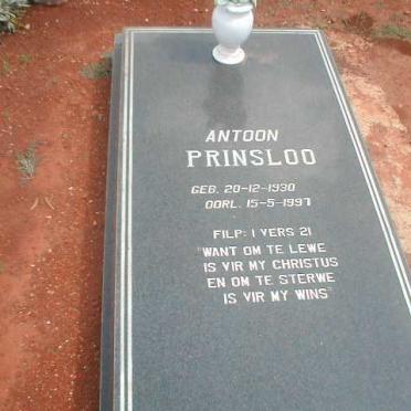 PRINSLOO Antoon 1930-1997