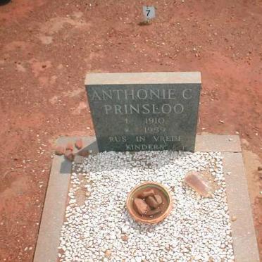 PRINSLOO Antonie C. 1910-1959