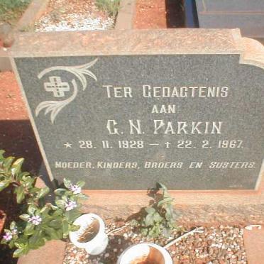 PARKIN G N 1928-1967