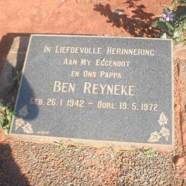 REYNEKE Ben 1942-1972