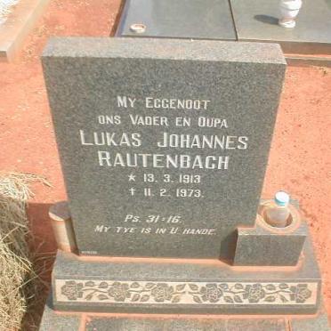 RAUTENBACH Lukas Johannes 1913-1973