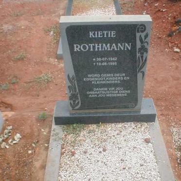 ROTHMANN Kietie 1942-1995