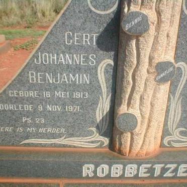 ROBBETZE Gert Johannes Benjamin 1913-1971