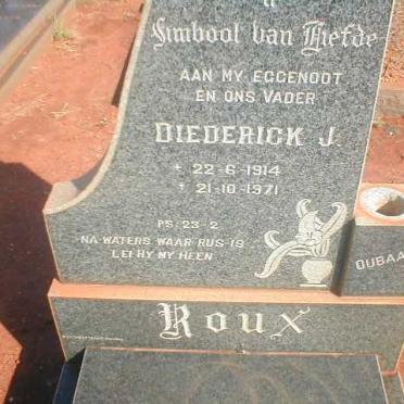 ROUX Diederick J. 1914-1971