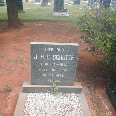 SCHUTTE J.H.C. 1940-1984