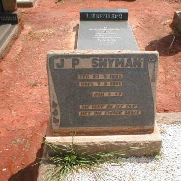 SNYMAN J P 1888-1951