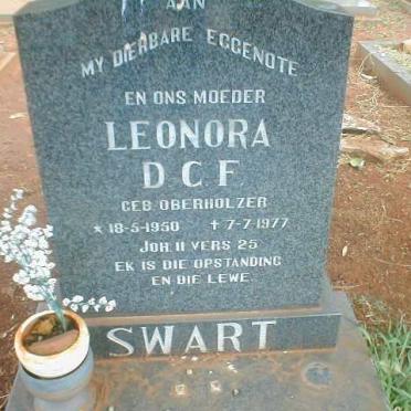 SWART Lenora D.C.F. geb. OBERHOLZER 1950-1977