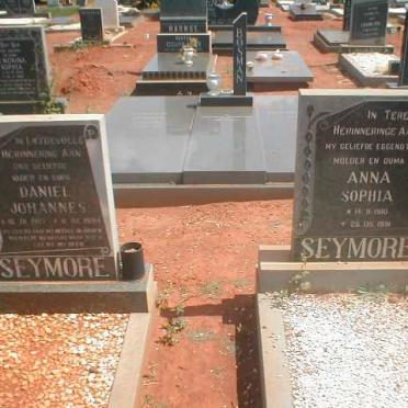 SEYMORE Daniel Johannes 1907-1994 &amp; Anna Sophia 1910-1991