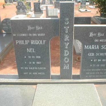 STRYDOM Philip Rudolf Nel 1908-1987 &amp; Maria Sophia SCHUTTE 1911-1992