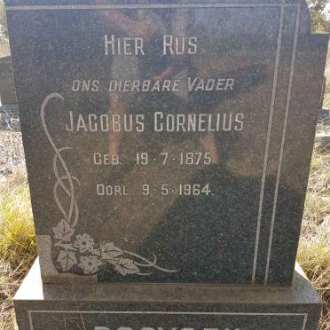 BOOYSEN Jacobus Cornelius 1875-1964
