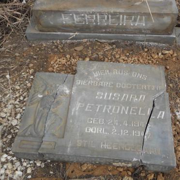 FERREIRA Susara Petronella 1942-1947