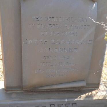 BEER Jozef Zacharias Johannes, de 1890-1952