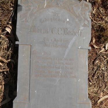 BOSHOFF Maria C.G. 1917-1928