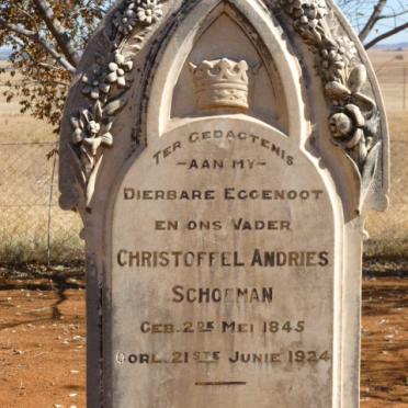 SCHOEMAN Christoffel Andries 1845-1924
