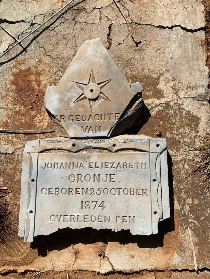 CRONJE Johanna Eliezabeth 1874-?