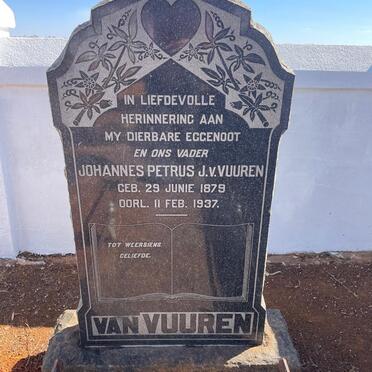 VUUREN Johannes Petrus, J.v. 1879-1937