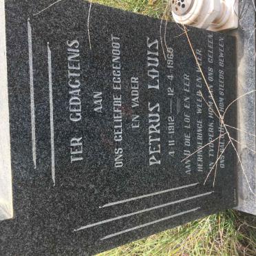 HARMSE Petrus Louis 1912-1969