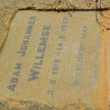 WILLEMSE Adam Johannes 1919-1969