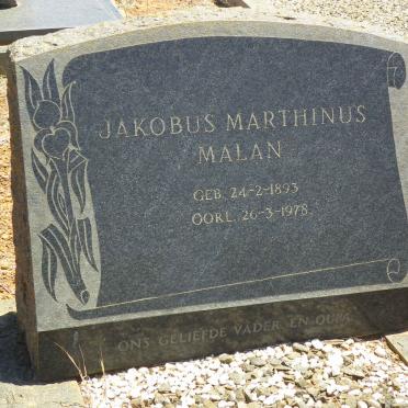 MALAN Jacobus Marthinus 1893-1978