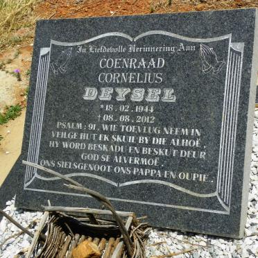 DEYSEL Coenraad Cornelius 1944-2012