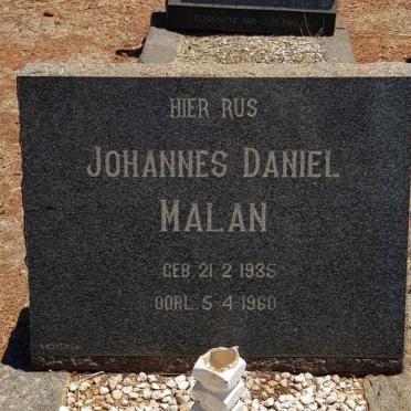 MALAN Johannes Daniel 1935-1960