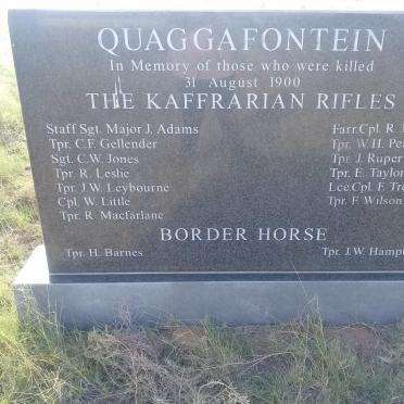 Memorial_ 1 - Kaffrarian Rifles and Border Horse