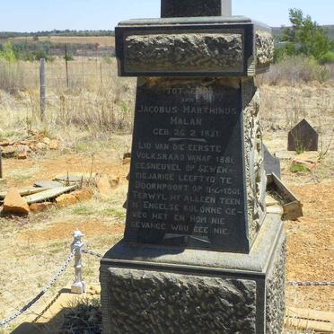 MALAN Jacobus Marthinus 1831-1901