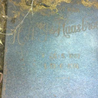 HAASBROEK H.A.J. 1887-1974