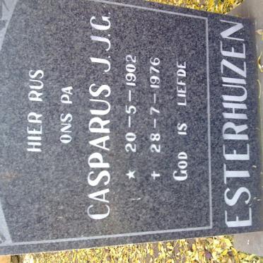 ESTERHUIZEN Casparus J.J.G. 1902-1976