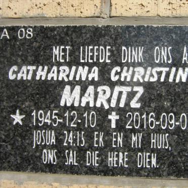 MARITZ Catharina Christina 1945-2016