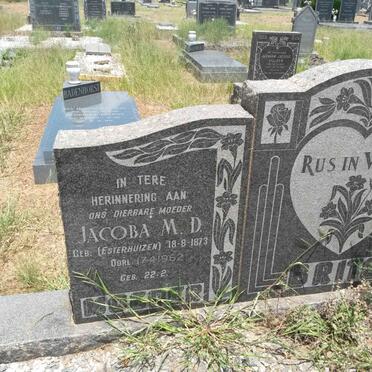 BRITS Jacoba M.D. nee ESTERHUIZEN 1873-1962