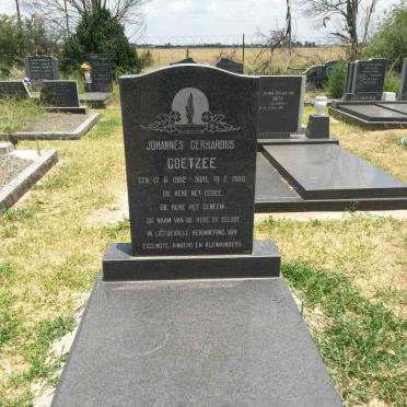 COETZEE Johannes Gerhardus 1902-1980