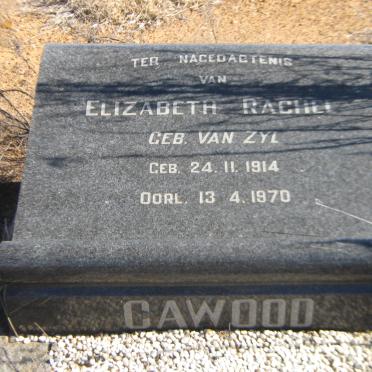CAWOOD Elizabeth Rachel nee VAN ZYL 1914-1970