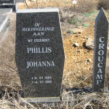 CROUCAMP Phillis Johanna 1960-1998