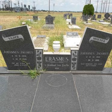 ERASMUS Johannes Jacobus 1909-1978 &amp; Johannes Jacobus 1909-1998