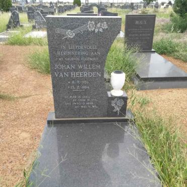 HEERDEN Johan Willem, van 1956-1984