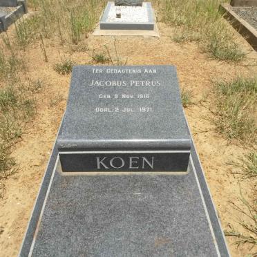 KOEN Jacobus Petrus 1916-1971