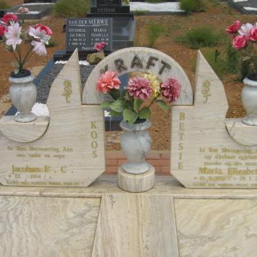 KRAFT Jacobus F.C. 1954 - &amp; Maria Elizabeth 1956-2000