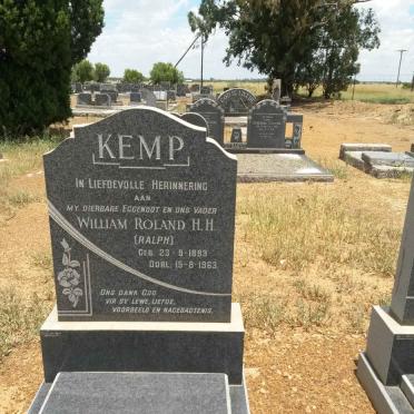 KEMP William Roland H.H. 1893-1963