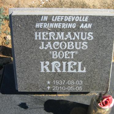 KRIEL Hermanus Jacobus 1937- 2010