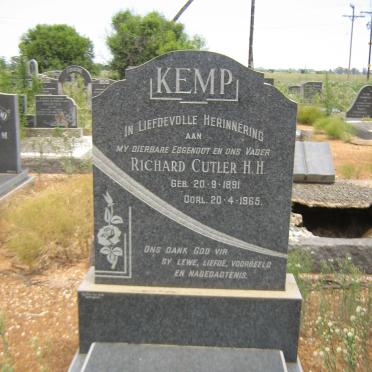 KEMP Richard Cutler H.H. 1891-1965