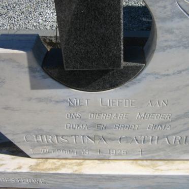 KRUGER Johannes Jacobus 1922-1990 &amp; Christina Catharina DELPORT 1925-