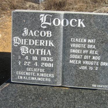 LOOCK Jacob Diederik Botha 1935-2001