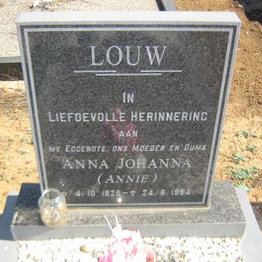 LOUW Anna Johanna 1926-1994