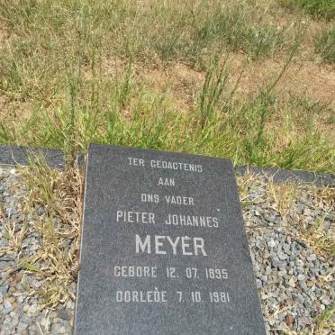 MEYER Pieter Johannes 1895-1981