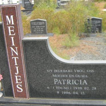 MEINTJES Patricia nee YOUNG 1939-1996