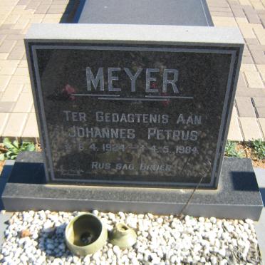 MEYER Johannes Petrus 1924-1984