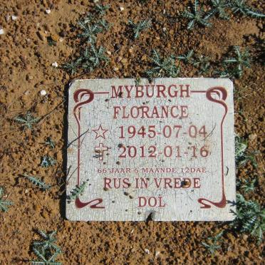 MYBURGH Florance 1945-2012