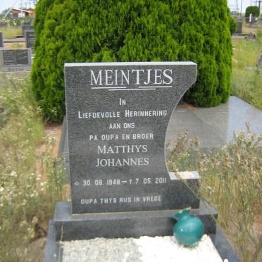 MEINTJES Matthys Johannes 1948-2011