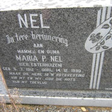 NEL Maria P. nee ESTERHUIZEN 1912-1990